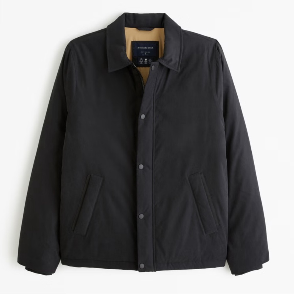 Abercrombie & Fitch Men’s Lightweight Everyday Jacket Black
